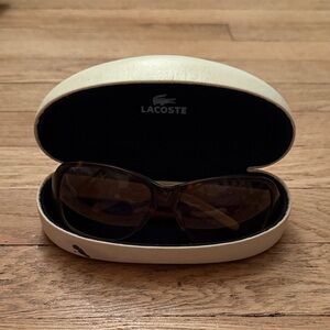 Lacoste Women's Sunglasses in Brown with Case